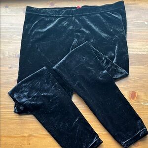 Black Velour Leggings